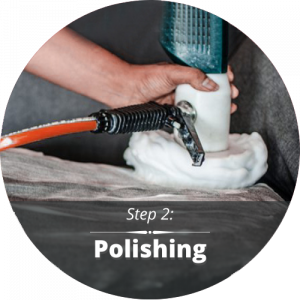 Polishing-steam cleaning