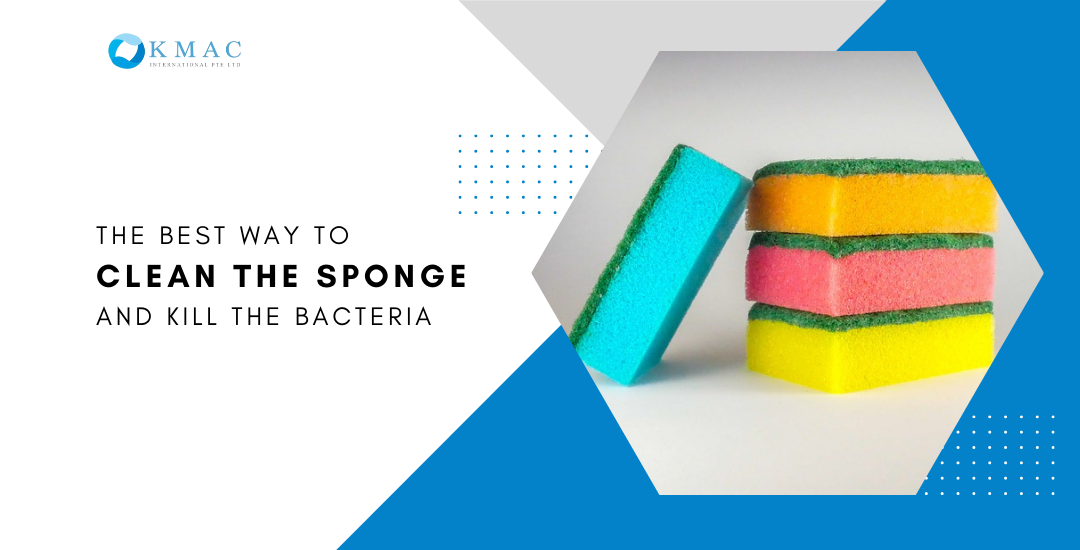 The best way to clean the sponge and kill the bacteria-sponge cleaning