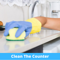 Clean the counter