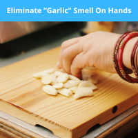 Eliminate “Garlic” smell on hands-Unexpected uses for coffee for home cleaning and care